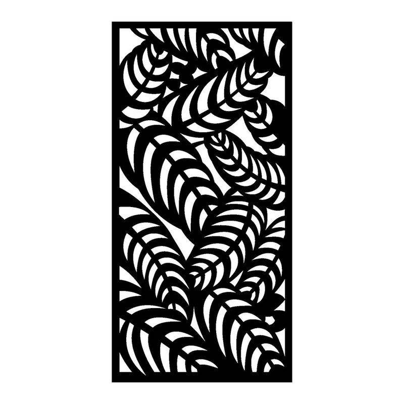 FOUGÈRE – TF-1392 – Tôle à motifs ep 2 mm – cotes finies – Bord plein 30 mm