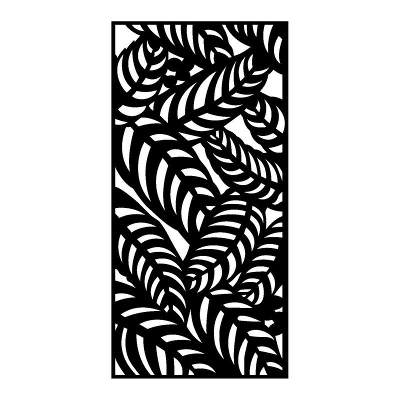 FOUGÈRE – TF-1264 – Tôle à motifs ep 2 mm – cotes finies – Bord plein 30 mm