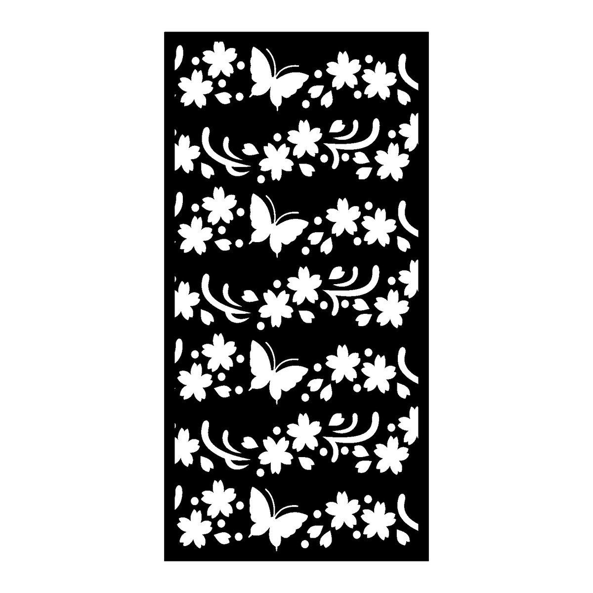 PAPILLON – TF-1320 – Tôle à motifs ep 2 mm – cotes finies – Bord plein 30 mm