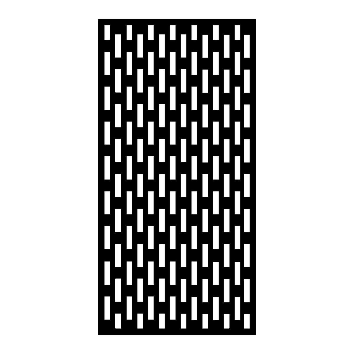 BAMBOU – TF-1382 – Tôle à motifs ep 2 mm – cotes finies – Bord plein 30 mm