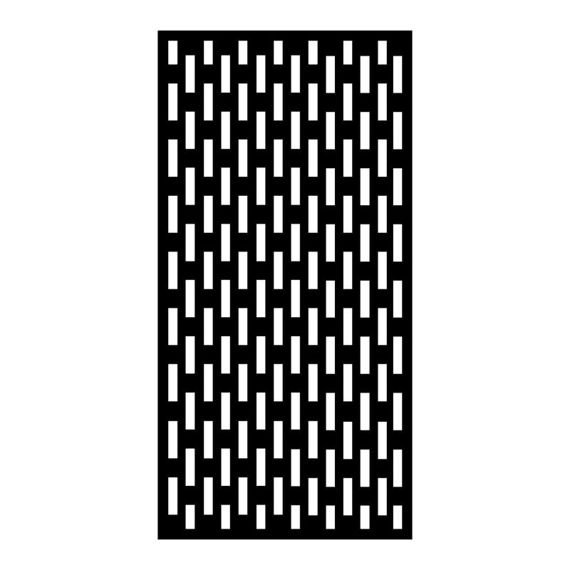 BAMBOU – TF-1382 – Tôle à motifs ep 2 mm – cotes finies – Bord plein 30 mm