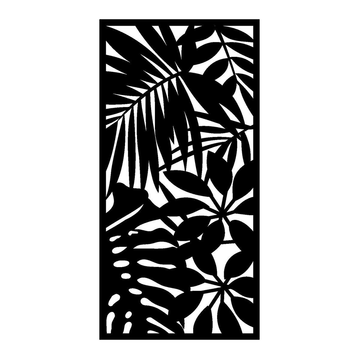 PALMIER – TF-1389 – Tôle à motifs ep 2 mm – cotes finies – Bord plein 30 mm