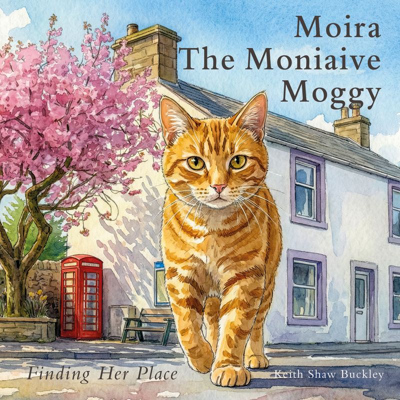 Moira The Moniaive Moggy (Finding Her Place) - Children's Book -Age range 4-8 years