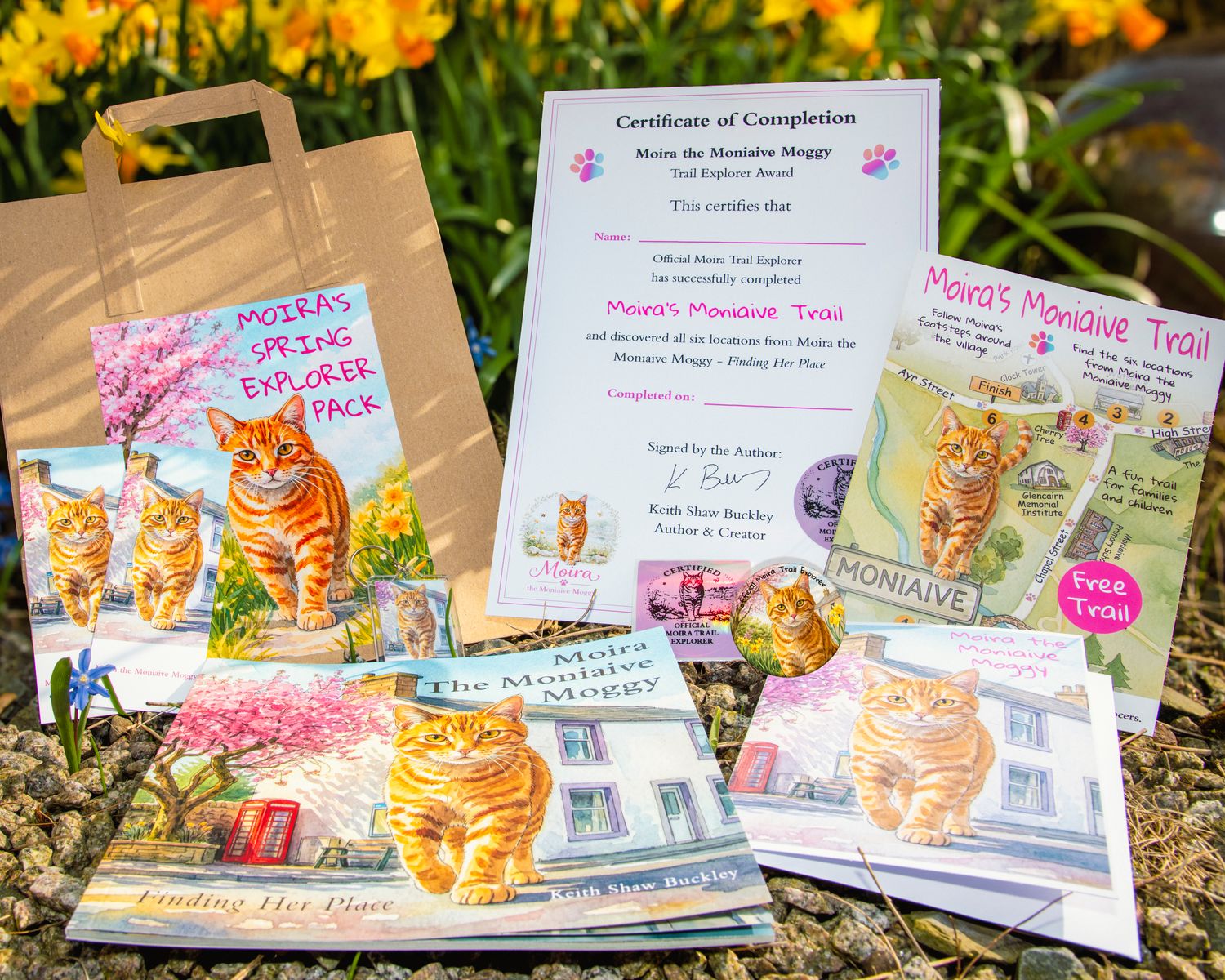 Moira’s Moniaive Spring Explorer Pack (With Book £12.99/ Without Book) £5.00
