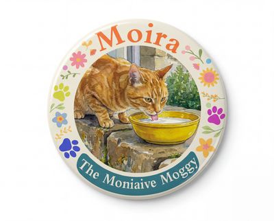 Moira the Moniaive Moggy Fridge Magnets