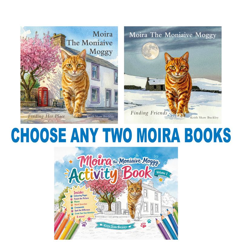 Choose Any Two Moira Books — Storybook &amp; Activity Bundle