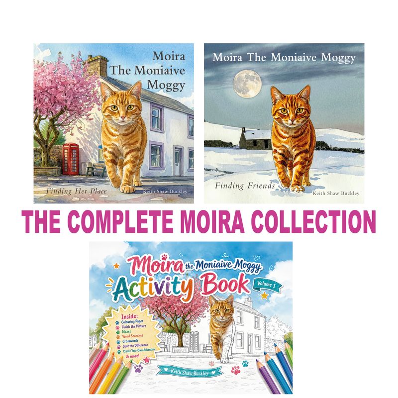 The Complete Moira Collection — Two Storybooks &amp; Activity Book Bundle