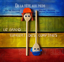 De la tête aux pieds, comptines, album pour les tout petits