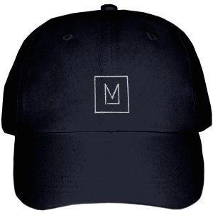 Black Embroidered Cap