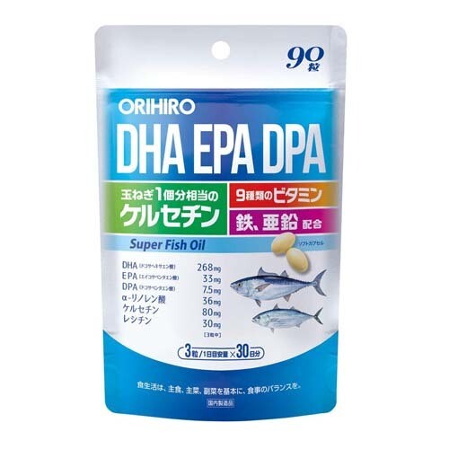 ORIHIRO DHA  EPA  DPA 90 капсул
