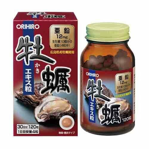 ORIHIRO Oyster Extract 120 Tablets