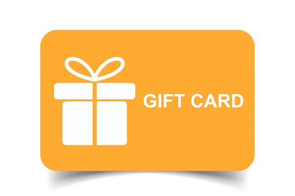 Gift card (from 5$ to 200$)