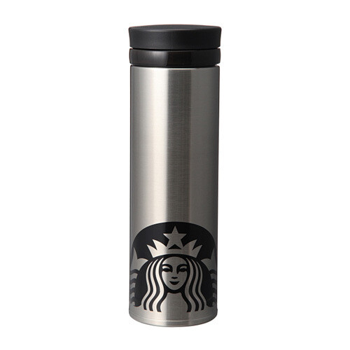 Starbucks Stainless steel ring bottle silver 500ml