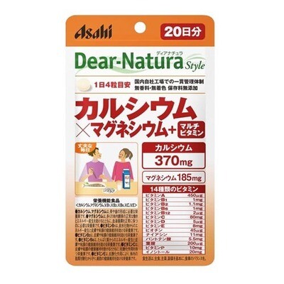 Asahi Dear-Natura Style Calcium + Magnesium + Multivitamins