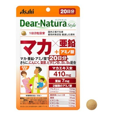 Asahi Dear-Natura Style Maca &amp; Zinc