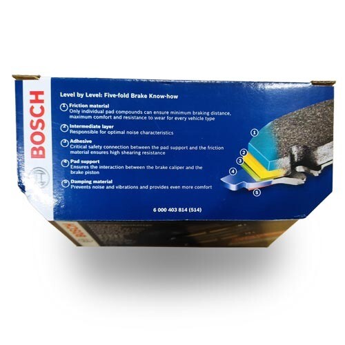 Передние тормозные колодки Bosch BP2284