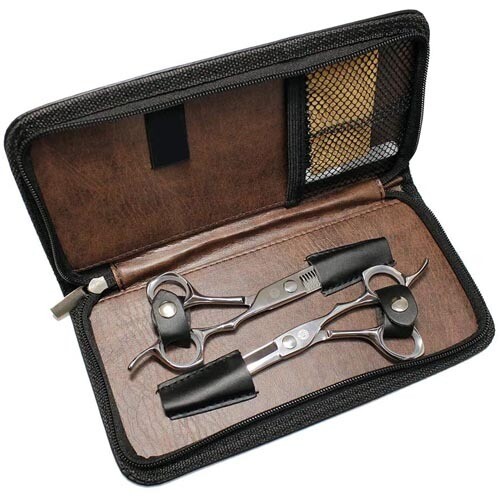 Mt. Fuji Japanese Professional Hair Scissors Set – Cutting & Thinning 6.0 inch 171mm