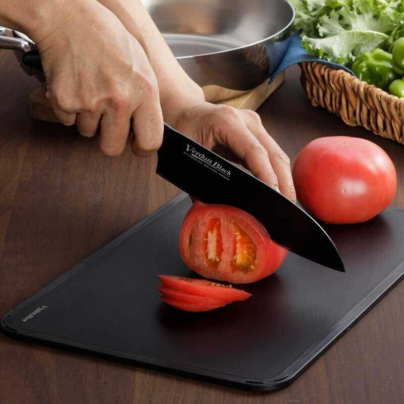 SHIMOMURA Kogyo Verdun Black Kitchen Knife 165 mm