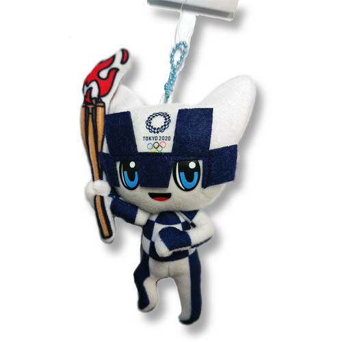 Tokyo 2020 Olympic Mascot Plush Toy Official Merchandise (SS Size)(Blue)