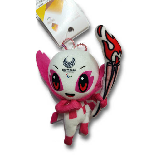 Tokyo 2020 Olympic Mascot Plush Toy Official Merchandise (SS Size)(Pink)