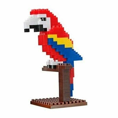 Petit Block | Wild Animals (Jungle) N4 | Scarlet Macaw