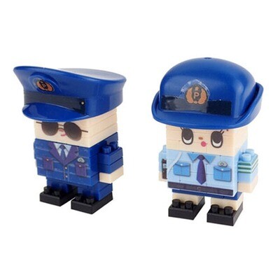 Petit Block | Workers N2 | Policeman and Policewoman