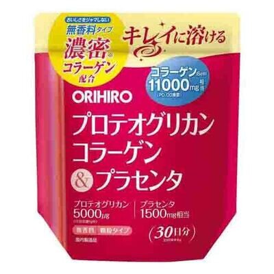 ORIHIRO Japanese Proteoglycan Collagen & Placenta Powder Drink