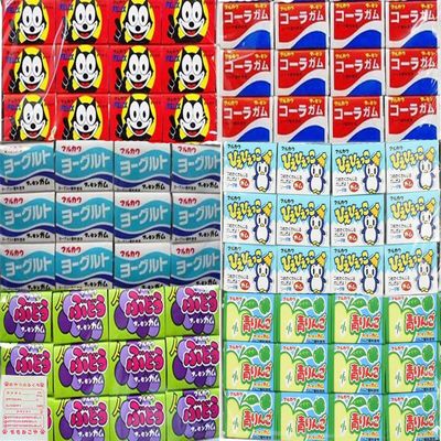 Marukawa Gum, Fusenggum, Philix Coke, Yogurt, Grapes, Green Apples, 6 Types, 12 Each Set, 72 Pieces Set, Assorted Dagashi & Sweets, Okura, Eat Comparison Marukawa Gum, Fusenggum, Philix Coke, Yogurt, Grapes, Green Apples, 6 Types, 12 Each Set, 72 Pieces Set, Assorted Dagashi & Sweets, Okura, Eat Comparison