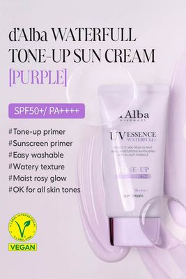 d'Alba Purple Tone-Up Sun Cream