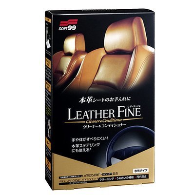 Soft99 Leather Fine Cleaner & Conditioner Средство для очистки и профилактики кожаного салона автомобиля
