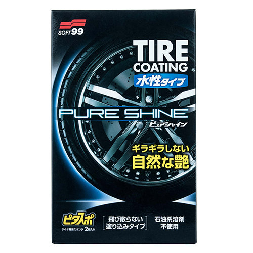 Покрытие для шин для придания блеска Soft99 Water-Based Tire Coating "Pure Shine"
