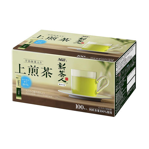 AGF New Tea Uji Tea with Green Tea 100 Sencha Sticks 100