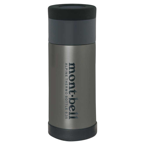 Mont-Bell Alpine Thermo Bottle 0.35L, Color: GUNMETAL