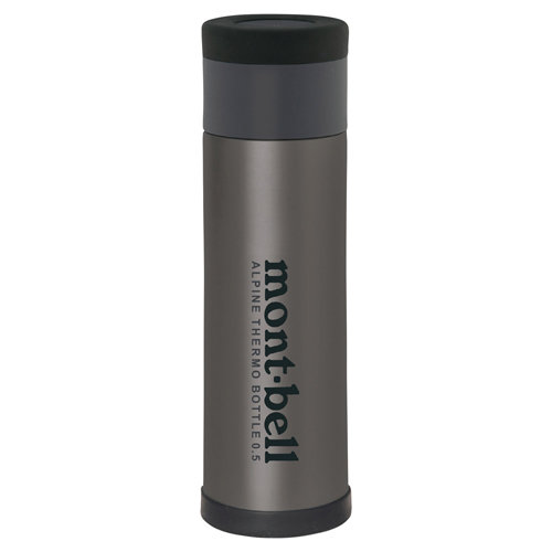 Mont-Bell Alpine Thermo Bottle 0.5L, Color: GUNMETAL