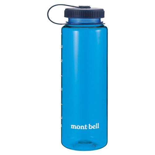 Mont-Bell Clear Bottle 1.0L, Color: BLUE
