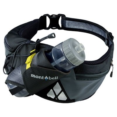 Mont-Bell Waist Bottle Cage, Color: GUNMETAL, Size: S/M