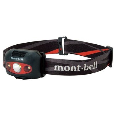 Mont-Bell Rechargeable Power Head Lamp, Color: BLACK