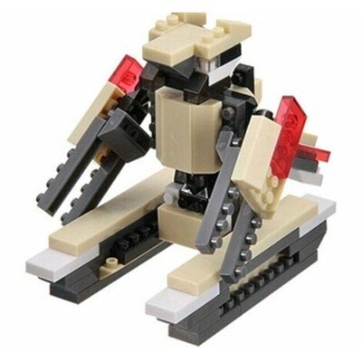 Daiso Petit Block｜机器人建造者 N6｜TANK