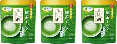 Tsujiri Matcha Milk Instant Drink (190g × 3 packs)