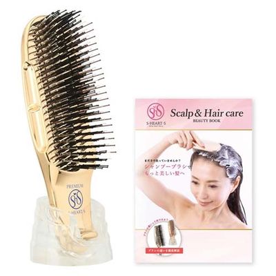 S HEART S Scalp Brush World Premium Short Gold S HEART S Scalp Brush World Premium Short Gold