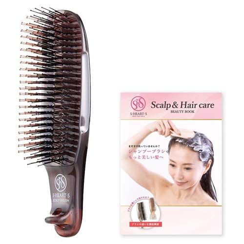 Расчёска-щётка S-HEART-S Scalp Brush Com Hard Gray Расчёска-щётка S-HEART-S Scalp Brush Com Hard Gray