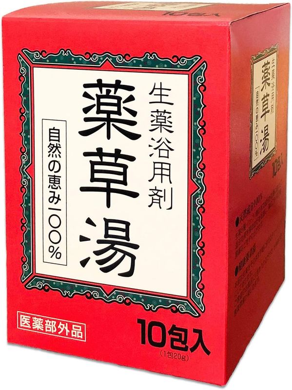 Lion Chemical Herbal Bath Agent – Natural Teabag Type (10 Packets)