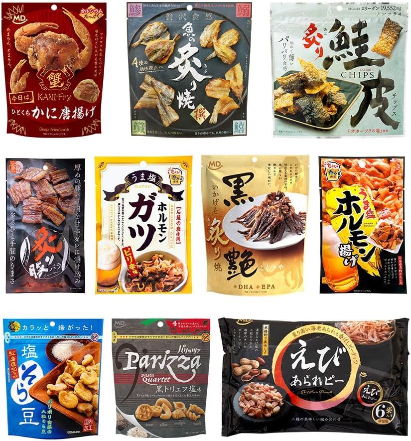 Ассорти солёных закусок и снеков к пиву — набор