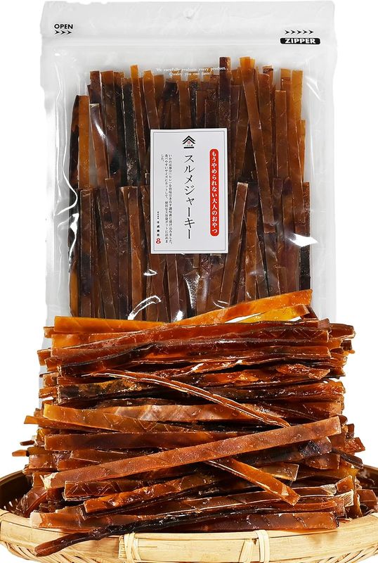 Tsumamikura сушёное кальмаровое джерки — палочки и щупальца (180 г)