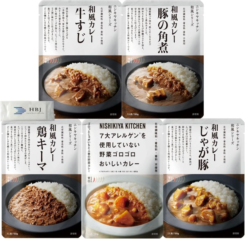 Японское карри набор 5 шт – Nishikiya