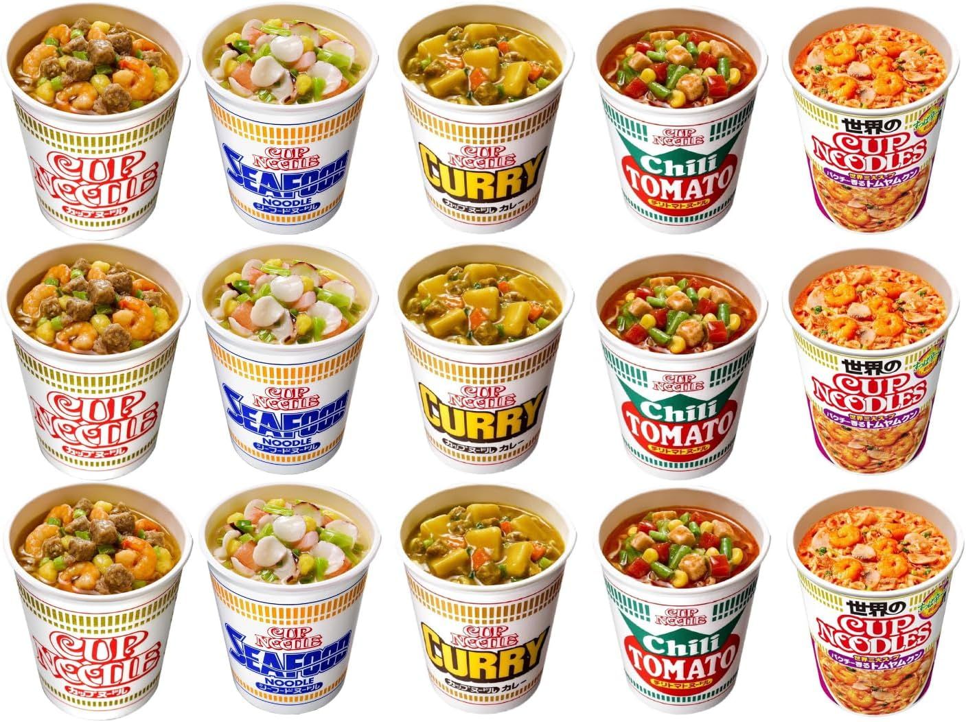 Ассорти куб-лапши 15 шт — 5 вкусов