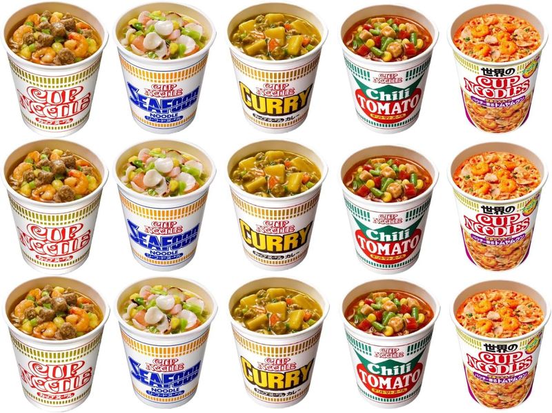 Ассорти куб-лапши 15 шт — 5 вкусов