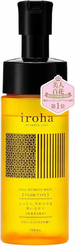 IROHA Intimate Wash Foam – Sweet Citrus