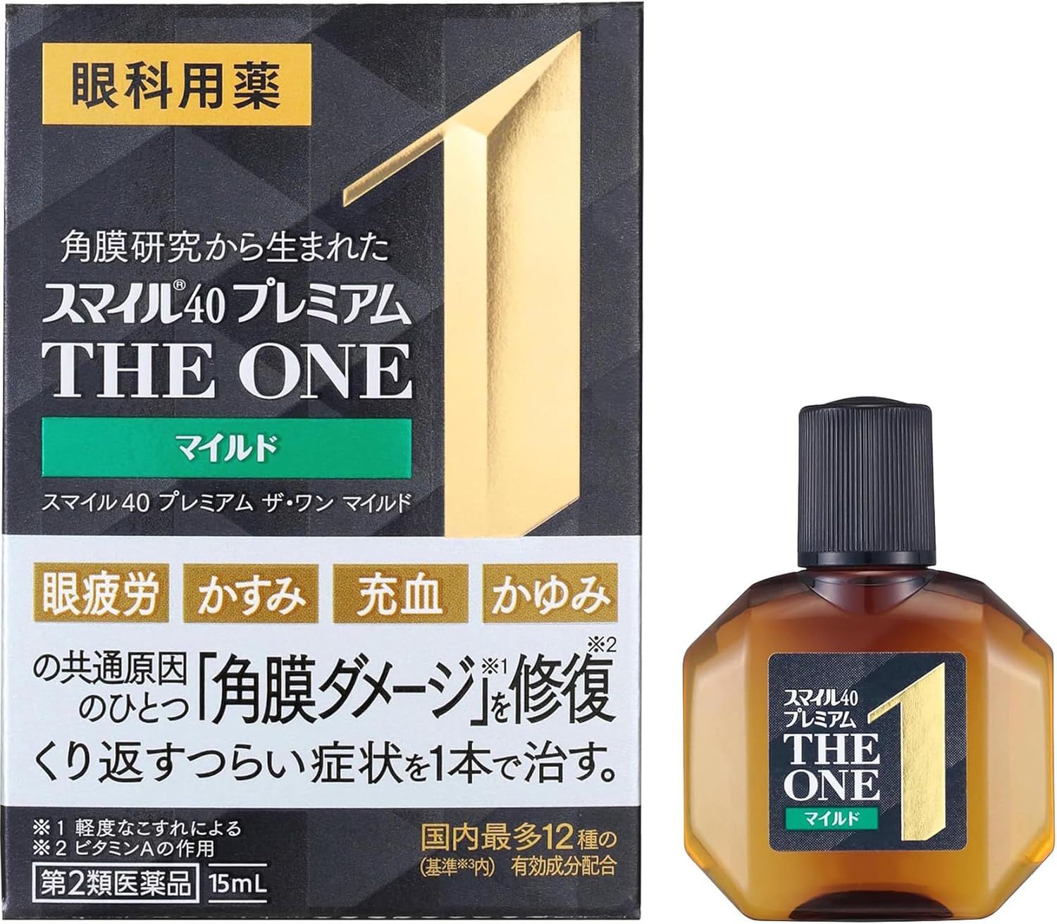 Глазные капли Smile The Med 12 компонентов с витамином A 15 мл