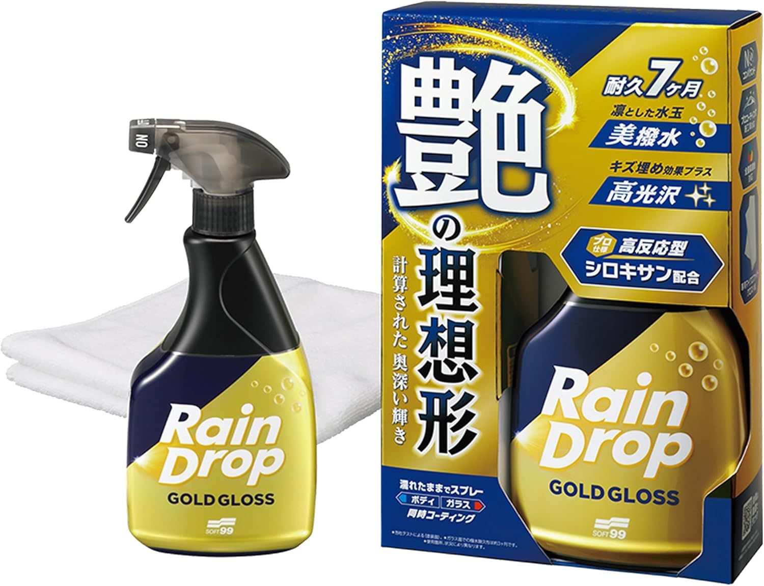 SOFT99 Raindrop Gold Gloss защитное покрытие 400 мл
